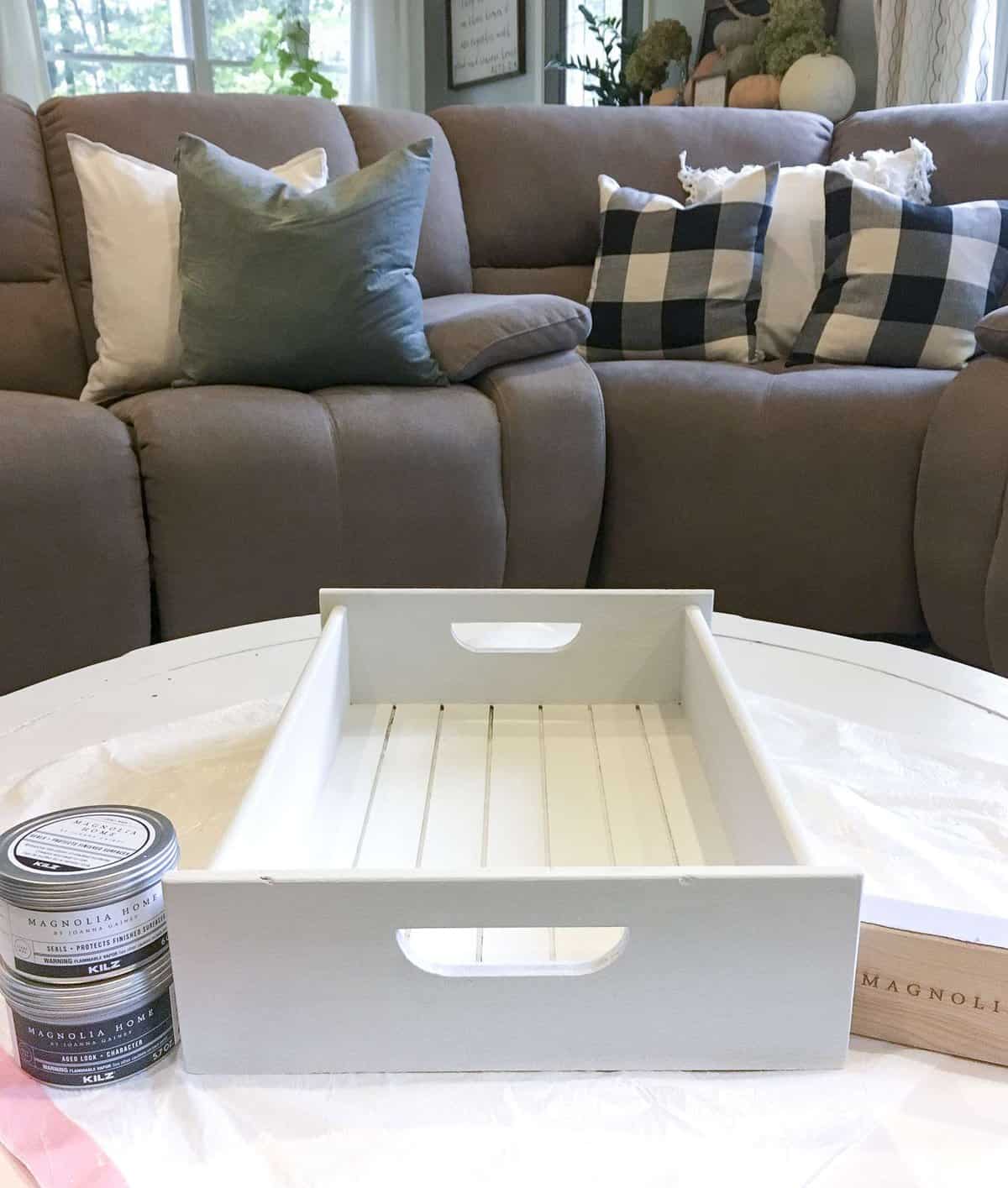Have you ever wanted to try chalk paint but didn't know where to start? I'm taking you through a simple tutorial using Magnolia Home's chalk paint.