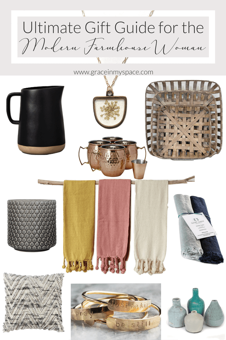 Looking for a gift for today's modern farmhouse woman? I've rounded up a modern farmhouse gift guide with ideas that are perfect for the woman in your life.