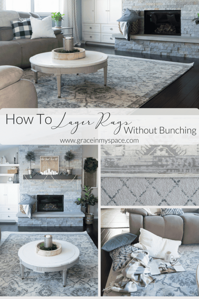 How to Layer Rugs without Bunching - Grace In My Space