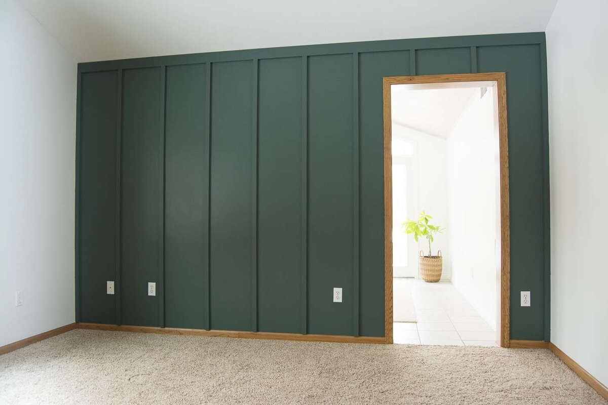 Modern Farmhouse Bedroom Accent Wall Master Bedroom