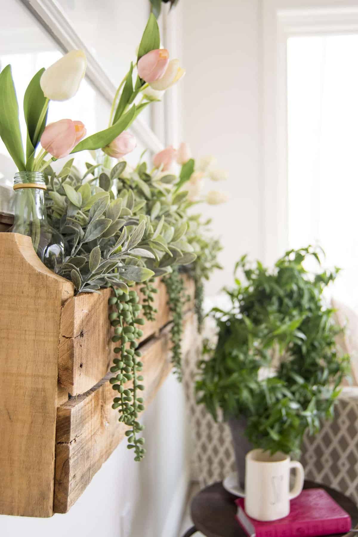 Are you looking for an easy way to bring the outdoors in without any fuss? Today I'm sharing my indoor faux window box idea for how to create an outdoor space right inside your home. No dirt. No watering. No sun needed.
