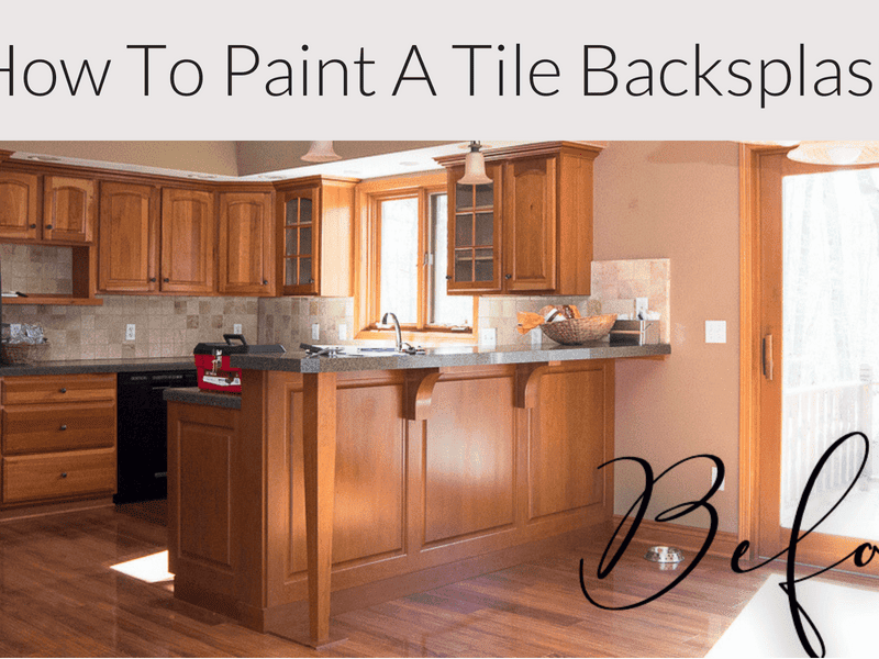 How to Paint a Tile Backsplash: Kitchen Renovation