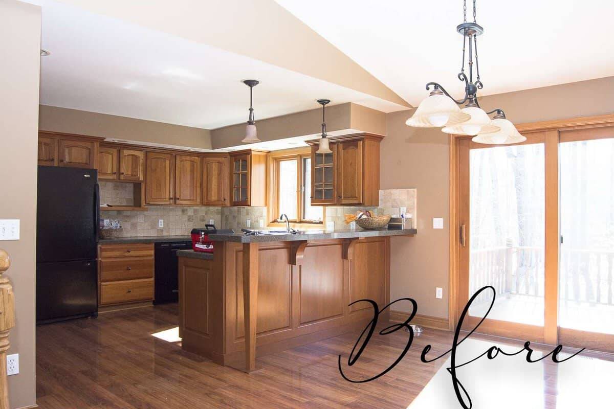 Are you ready for a brand new kitchen but don't want to shell out $30,000? I was too! I took 7 days, a lot of hard work, and about $300 and transformed my kitchen. Visit the blog to learn step by step how to paint your kitchen cabinets in 7 days to bring your kitchen into the 21st century.