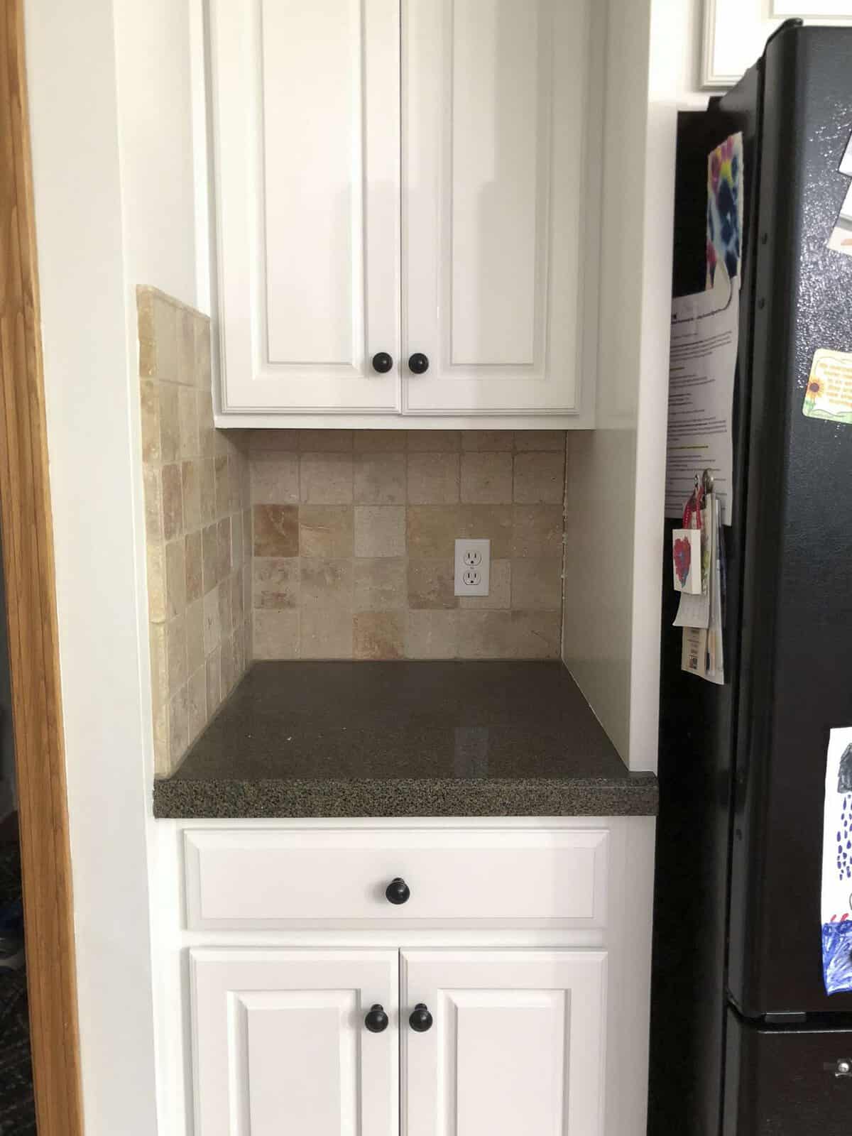How To Paint A Tile Backsplash Kitchen Renovation Grace In My Space