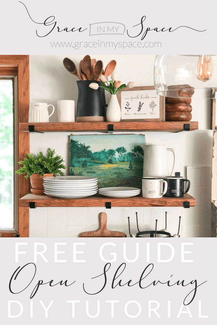 Read this simple step by step DIY open shelving tutorial to learn how to create your own open shelving, on a budget! Free guide included! Read more....