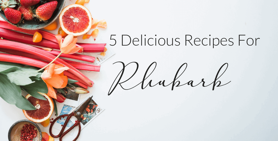 Strawberry Rhubarb Crisp | + 4 Delicious Rhubarb Recipes