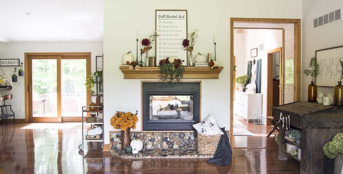 Cozy Fall Decor with Florals | + 12 Fall Home Tours