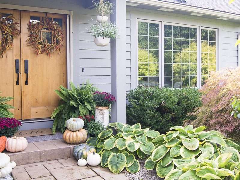 Natural Fall Porch Decor | 3 Steps to an Inviting Home