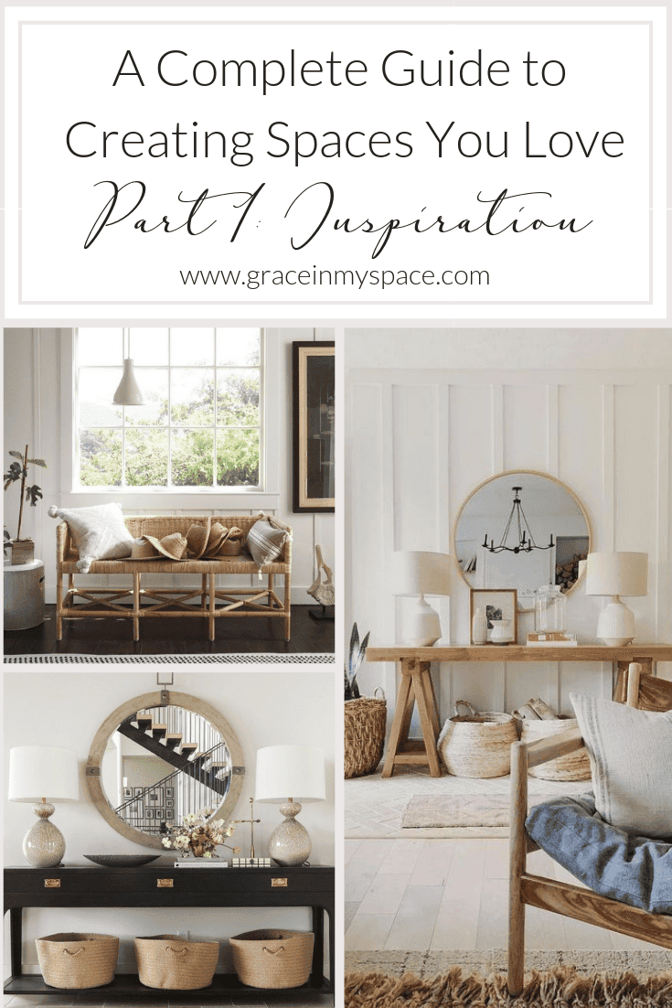 Do you struggle to take a space from dream to reality? Join me for a complete guide to creating spaces you love, starting with interior design inspiration! #fromhousetohaven #interiordesigninspiration #homedecor #interiordesign