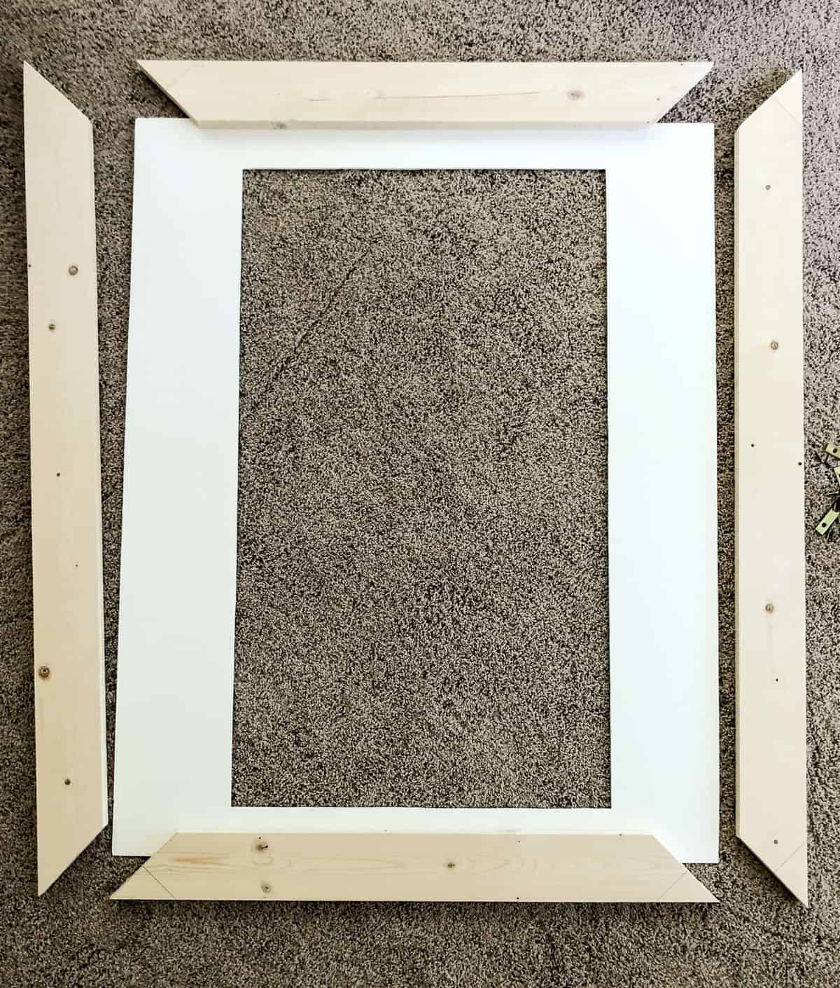 DIY picture frame wood