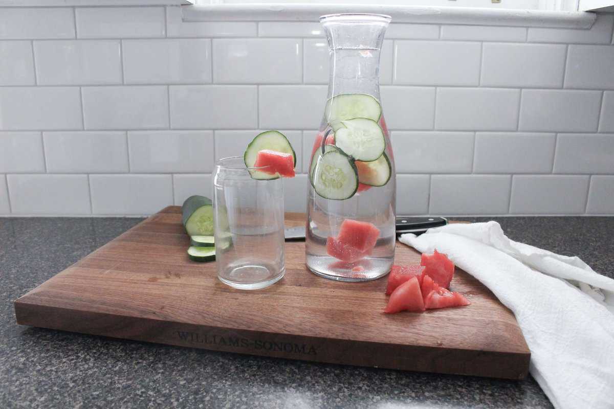 Watermelon and Cucumber Water