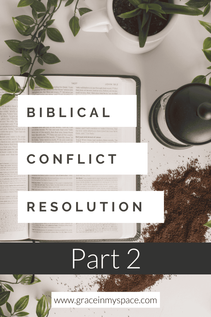 Biblical action steps can be difficult to discern when in the midst of a conflict. Let's examine examples of Biblical conflict resolution activities to help guide us in our relationships.