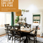 After years of searching for a way to hang a light over my skylight with no electical, I found a solution! Here's how to use a pendant light kit to install lighting for less than $30!