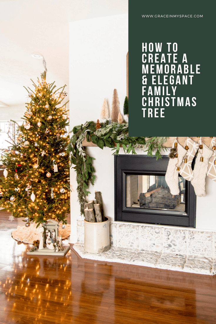 Choosing family Christmas tree decor can be both meaninful and elegant! Learn how to decorate your Christmas tree in a way the whole family will enjoy. 