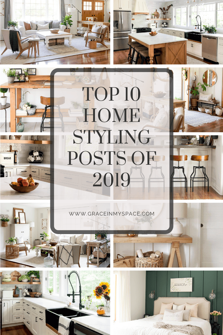 Do you want to see the top 10 best home styling posts of 2019? After winning Best Home Styling blog this year, I'm excited to share your favorites! 