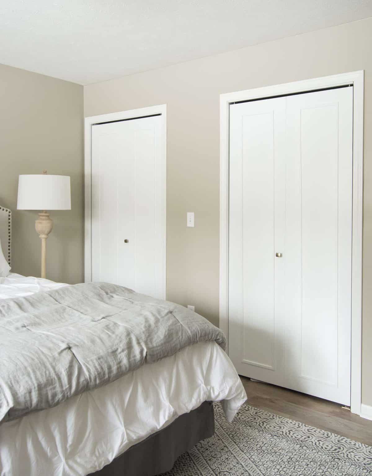 Custom bifold closet door tutorial.