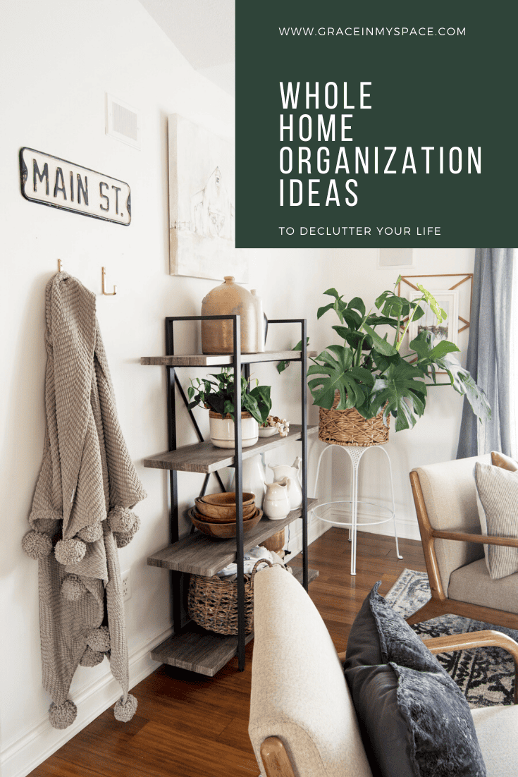 Do you need a life organizer for your home? Learn simple techniques to declutter your life with these effective whole home organization ideas!