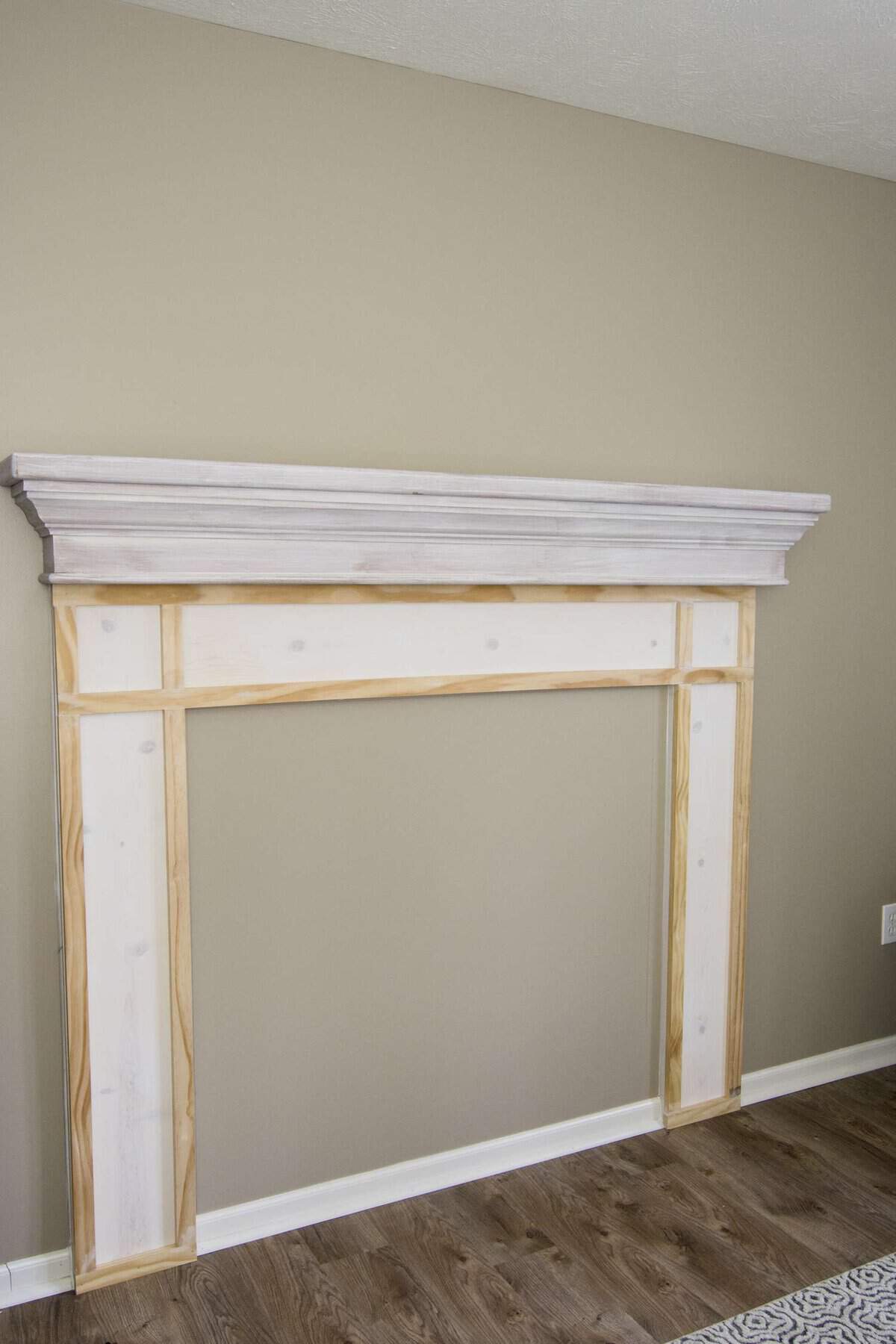 DIY Mantel progress