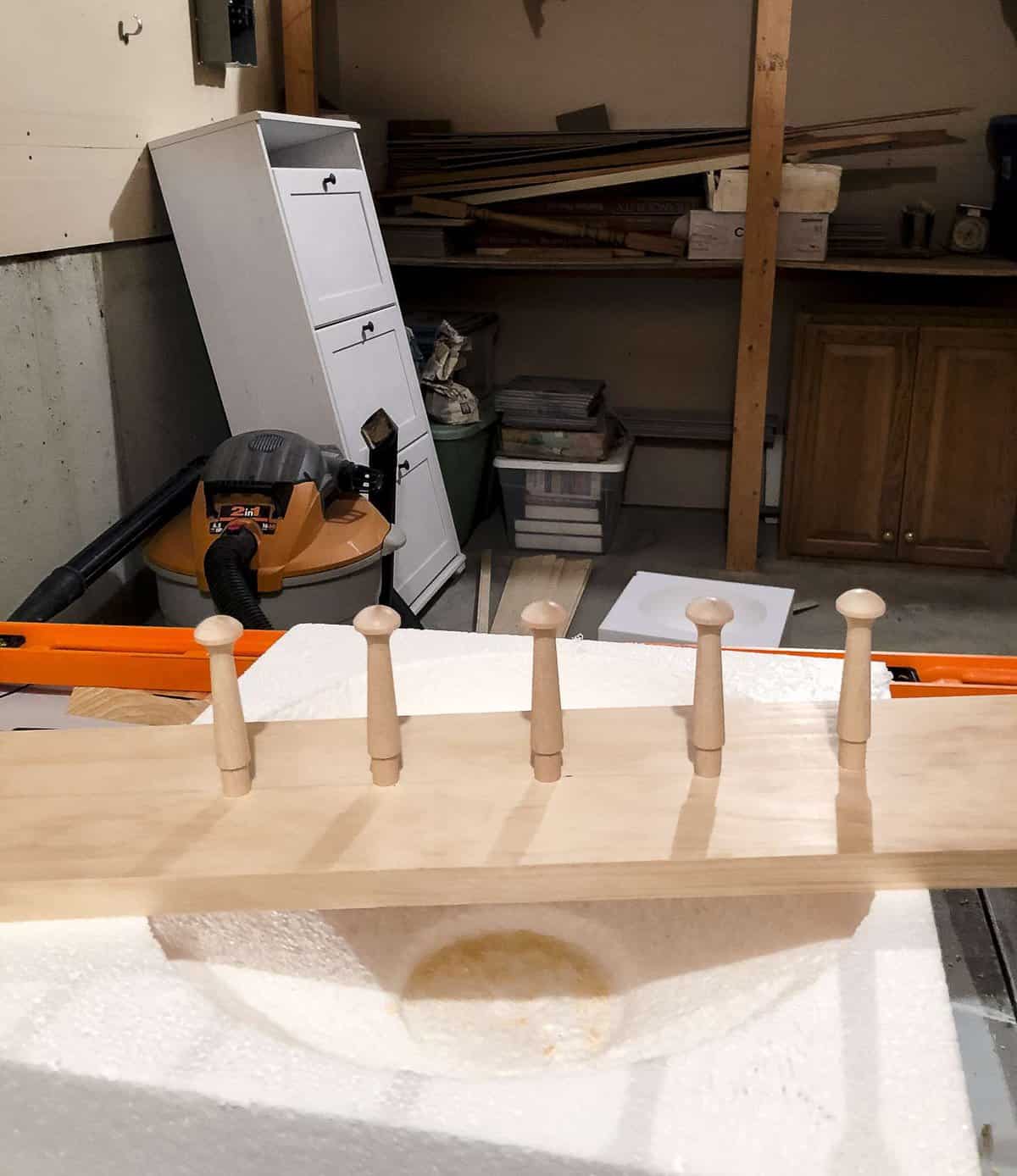 How To Build A DIY Shaker Peg Rail - Our First Homestead