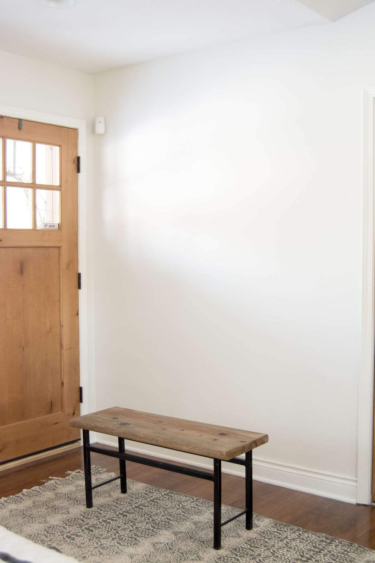 How To Style A Small Foyer With A Narrow Entryway Bench Grace In