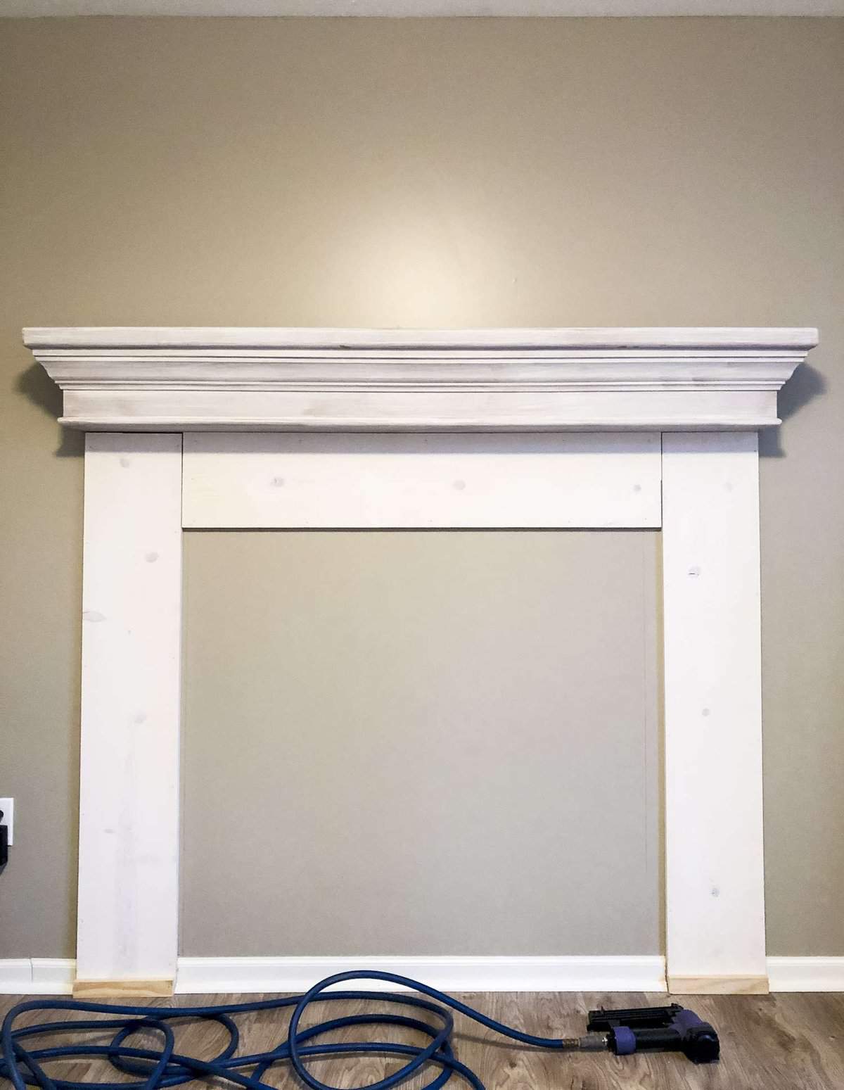 DIY Mantel surround