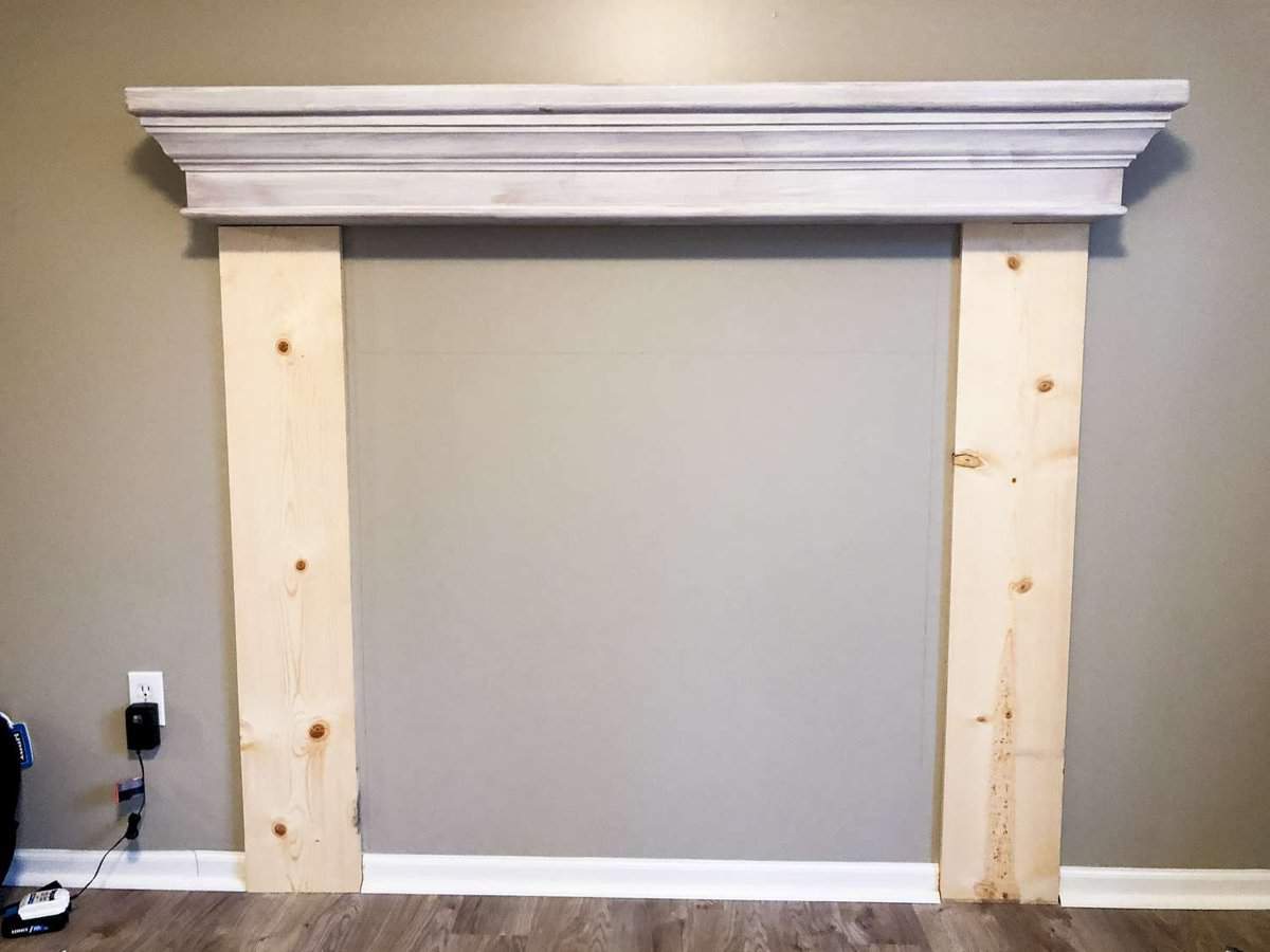 How to build a faux fireplace.