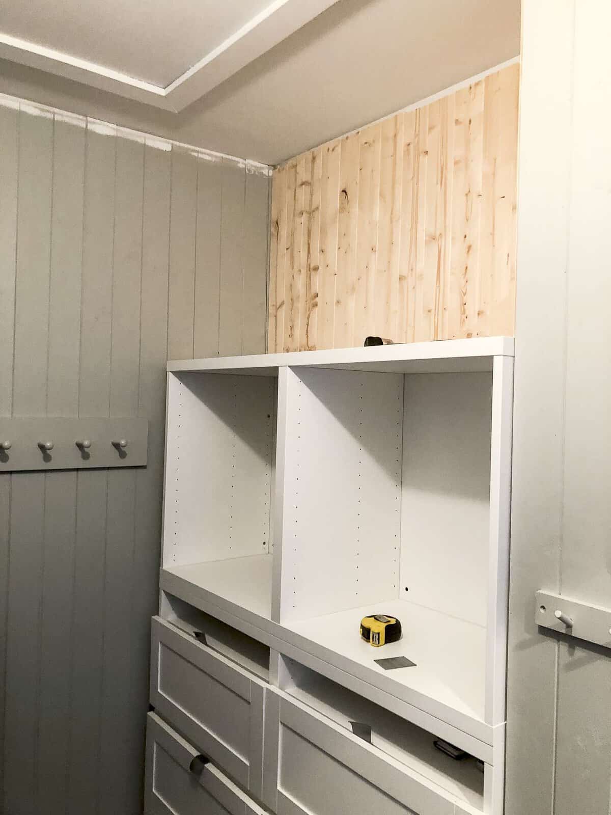 Mudroom built in storage.