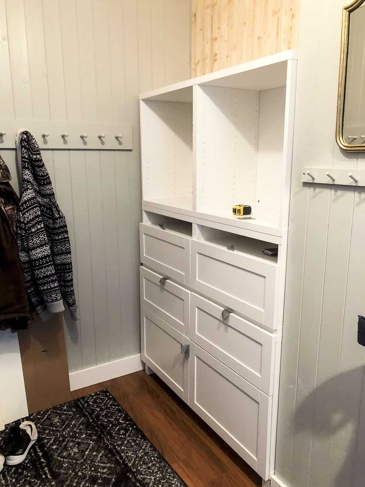 Mudroom Built In Ikea Hack that Saved 2 000 Dollars Grace In My