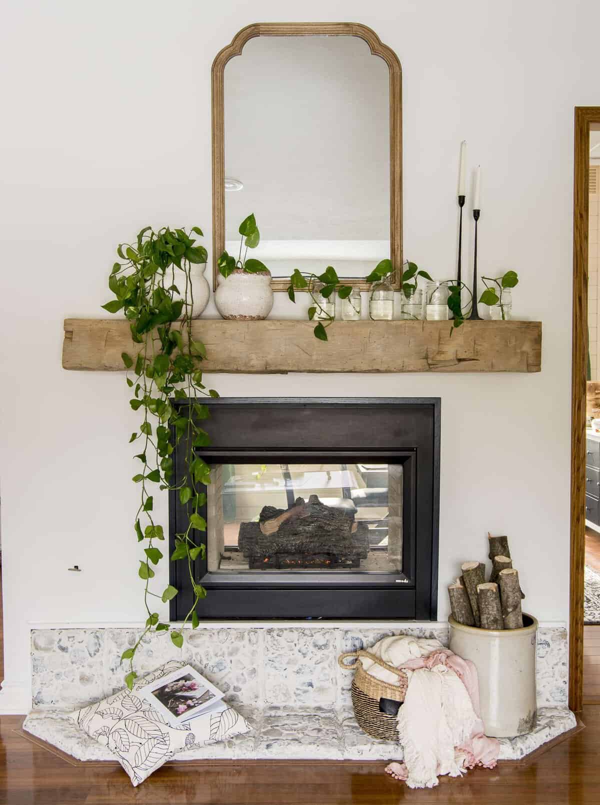 Spring Mantel Decor ideas.