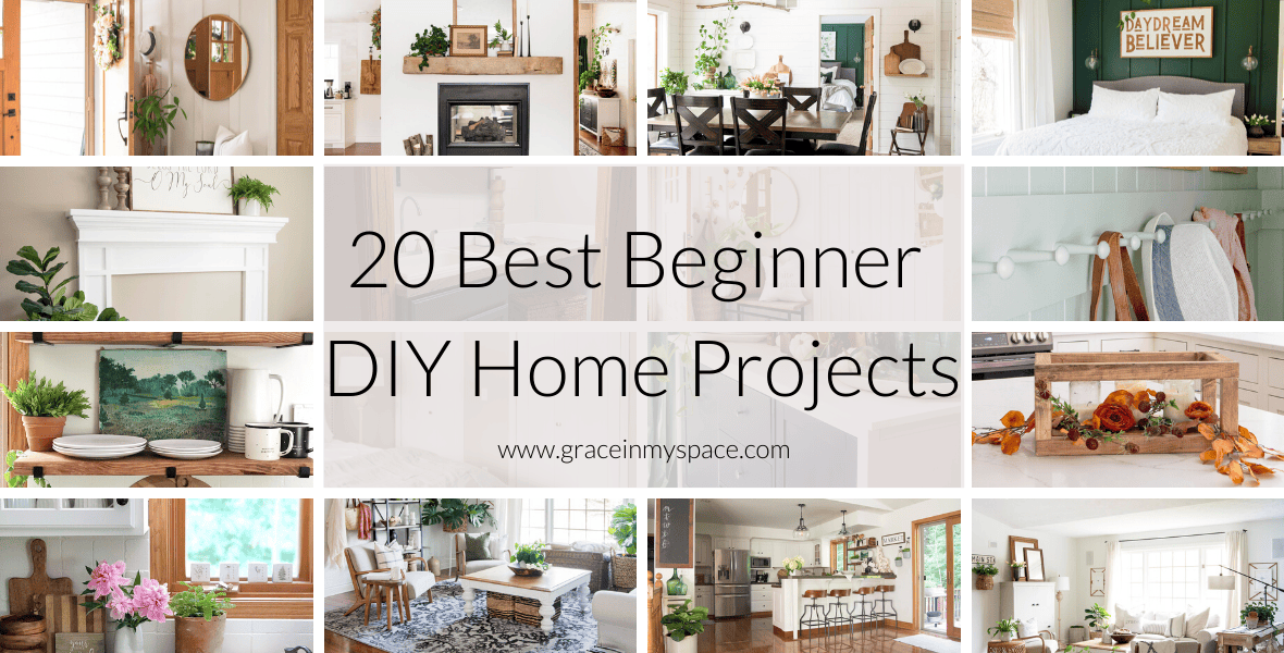 20 DIY Home Projects for Beginners