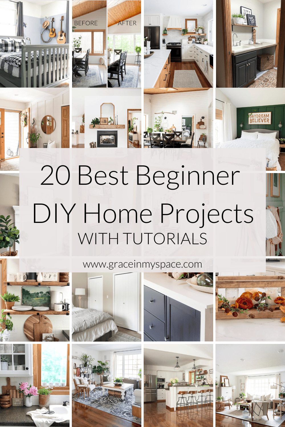 20 DIY Home Projects for Beginners