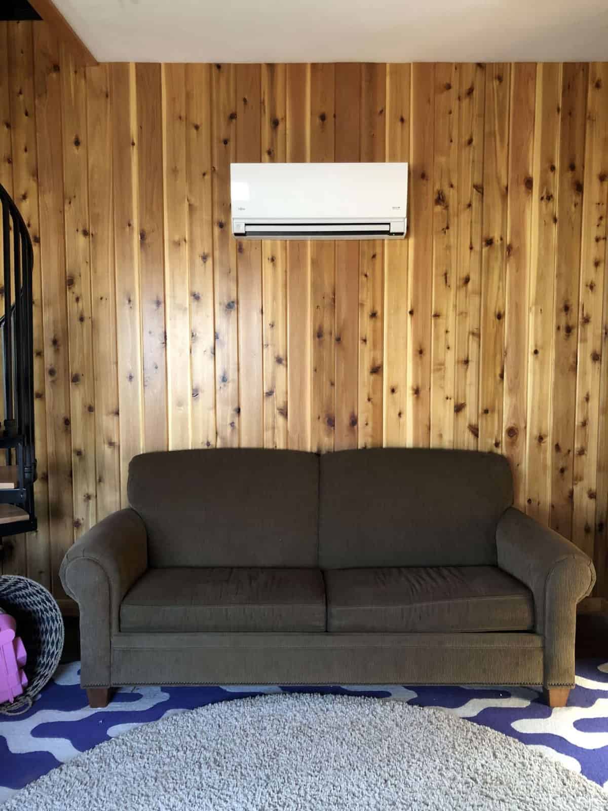 Mini split wall heater