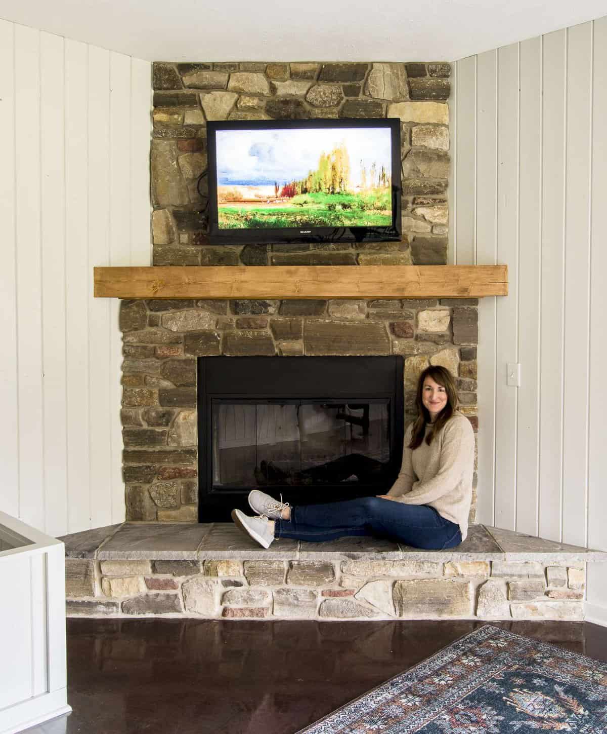 Kylie M Interiors - How to Update your Fireplace - 5 Easy Update Ideas