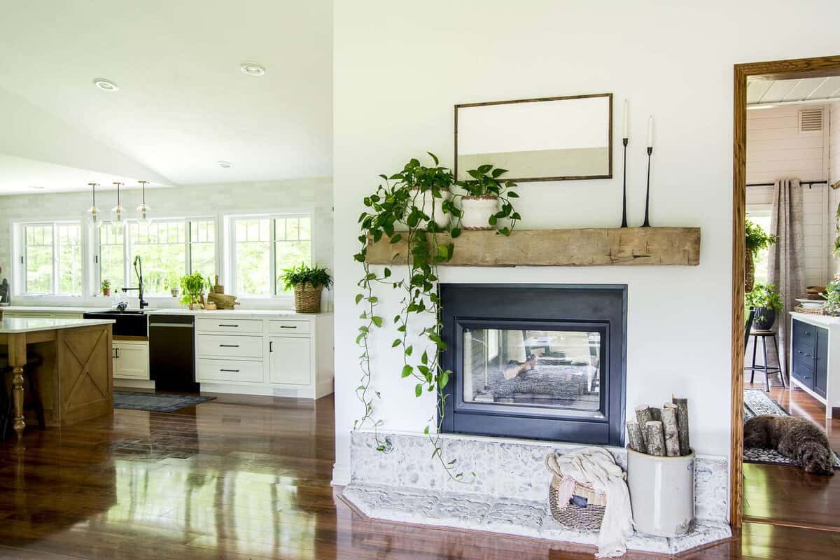 Effortless Summer Mantel Ideas Grace, Simple Fireplace Mantel Decorating Ideas