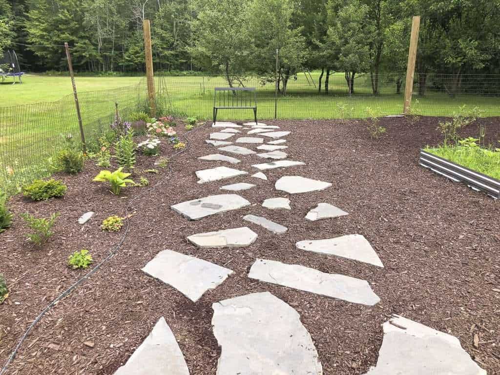 laying flagstone