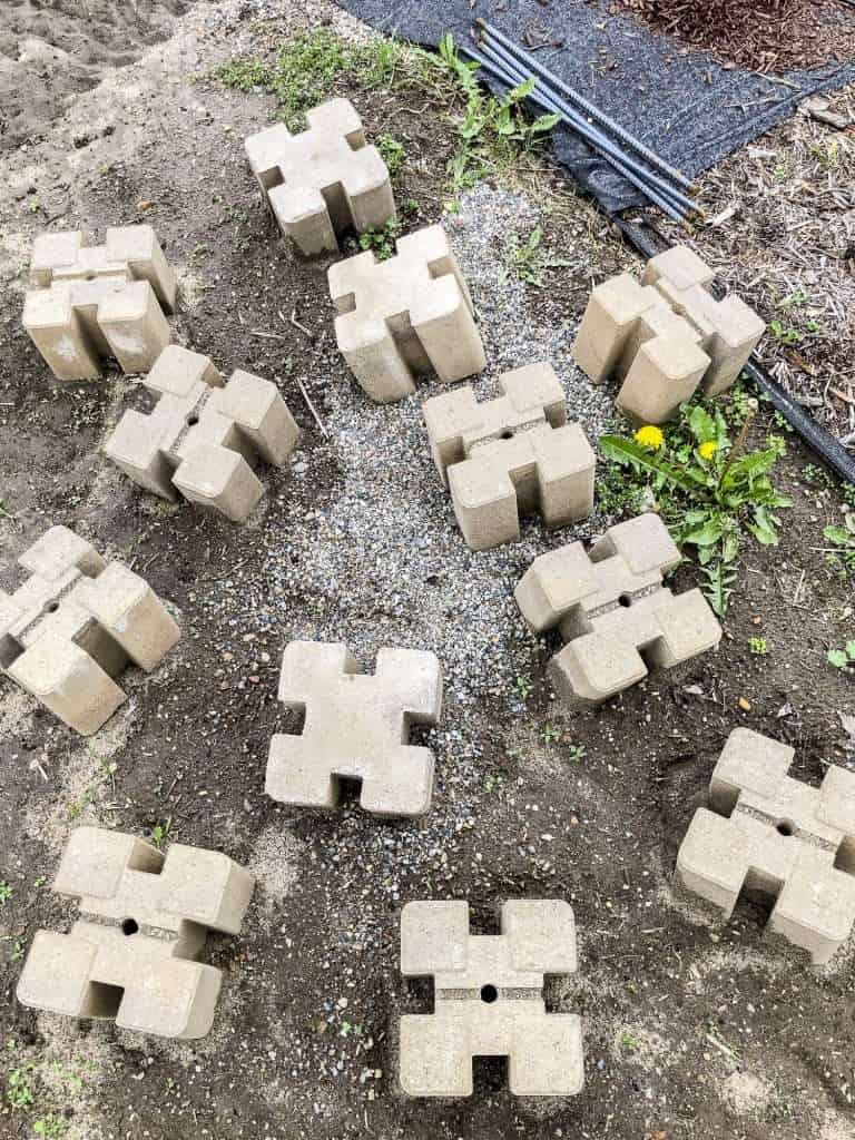 Raised bed corners.