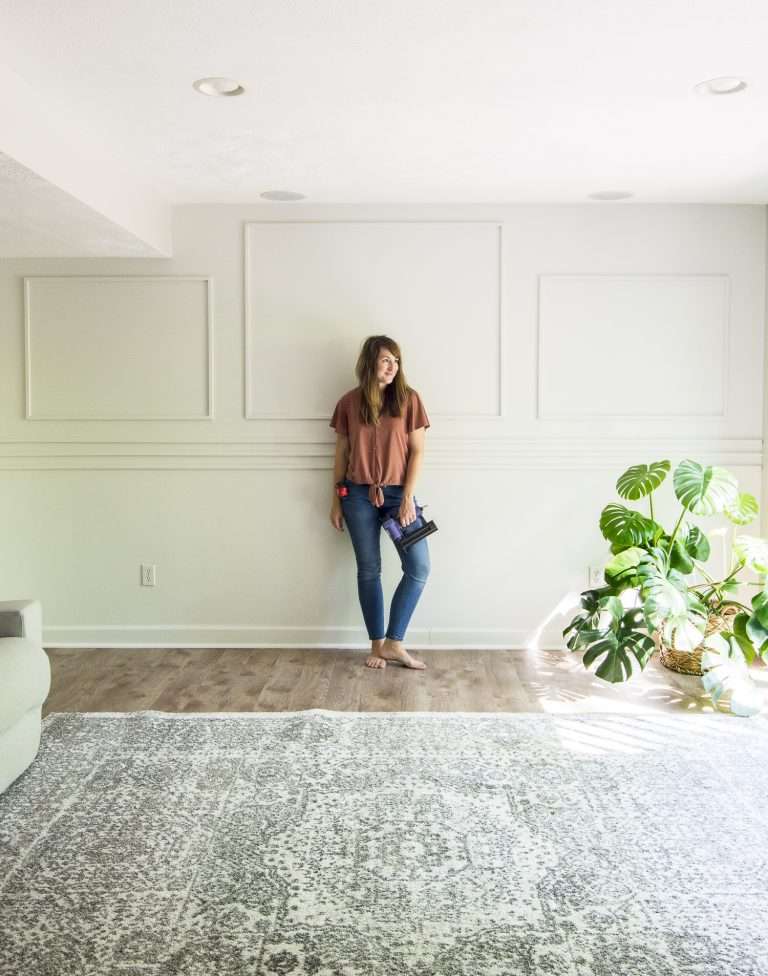 DIY Accent Wall Tutorial Using Simple Wall Moulding Grace In My Space