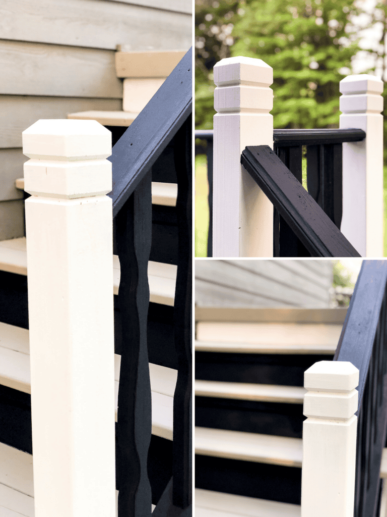 Painted railings