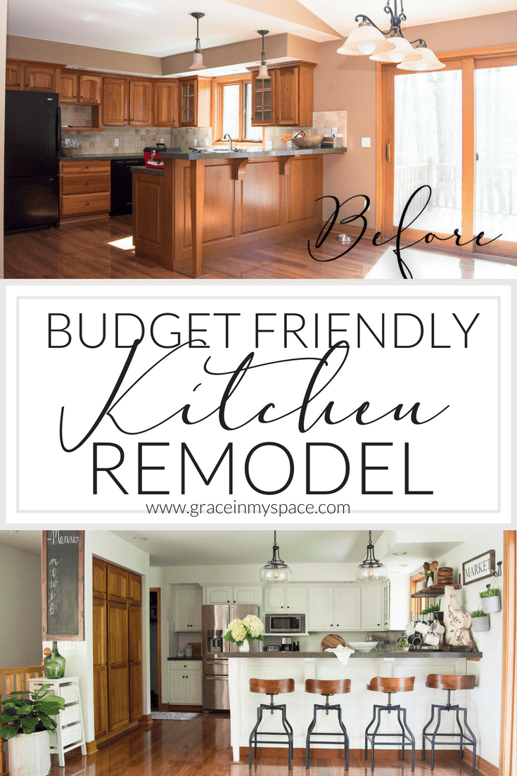 Budget Friendly DIY Kitchen Remodel