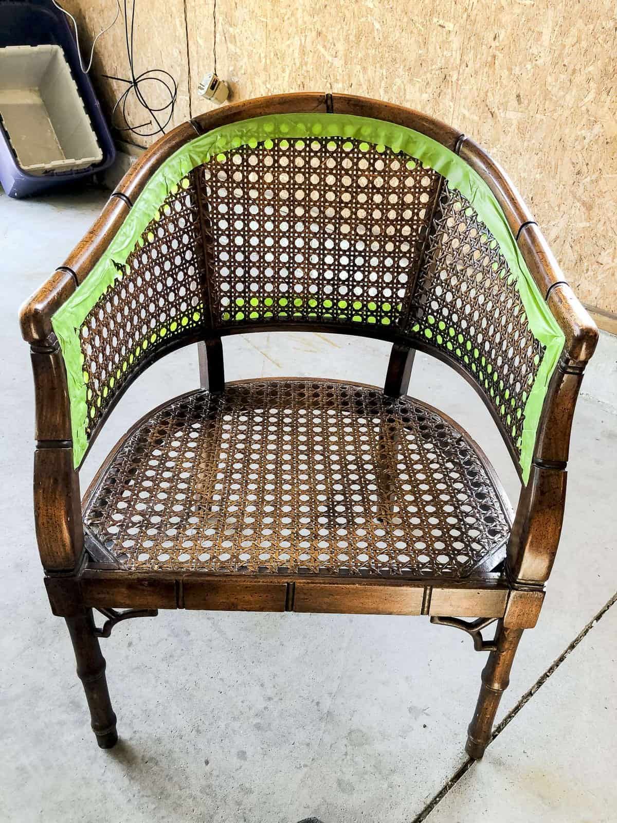 How to Refinish a Cane Armchair Grace In My Space