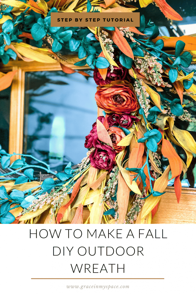 How to Make a Fall DIY Outdoor Wreath