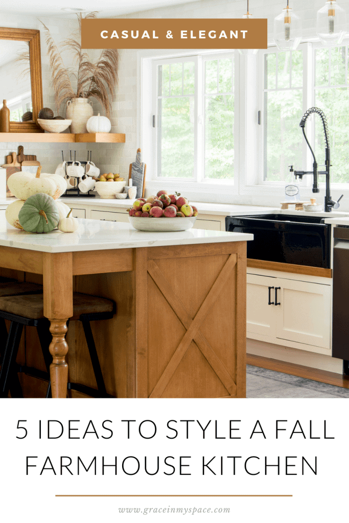 5 Ideas to Style Farmhouse Fall Kitchen Decor