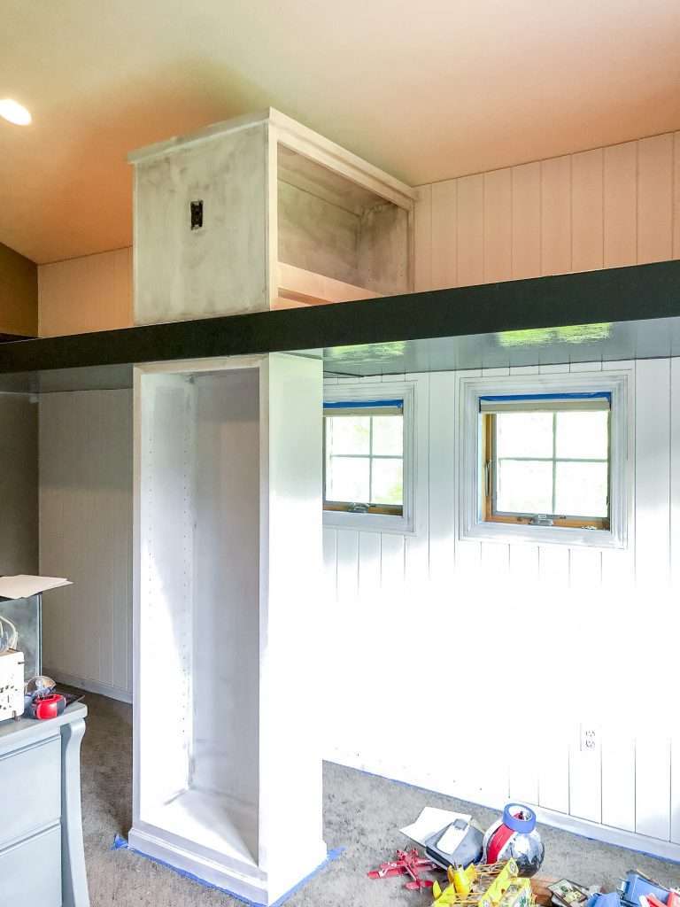 Painted shiplap tutorial