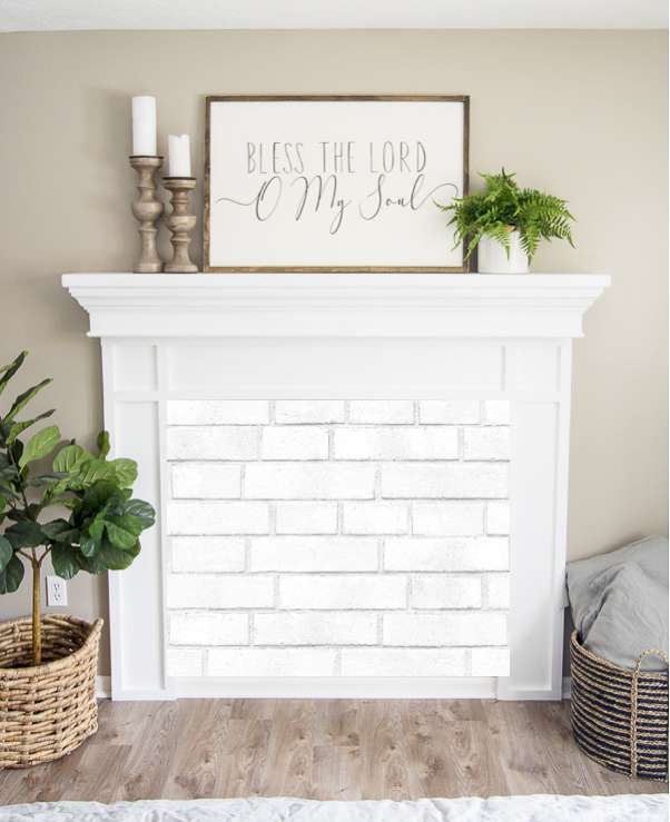 White brick insert