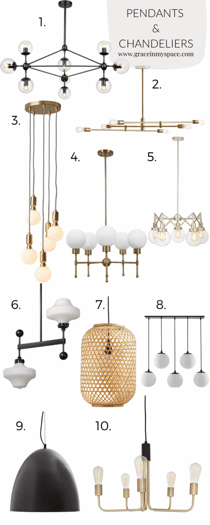 Pendants and Chandeliers