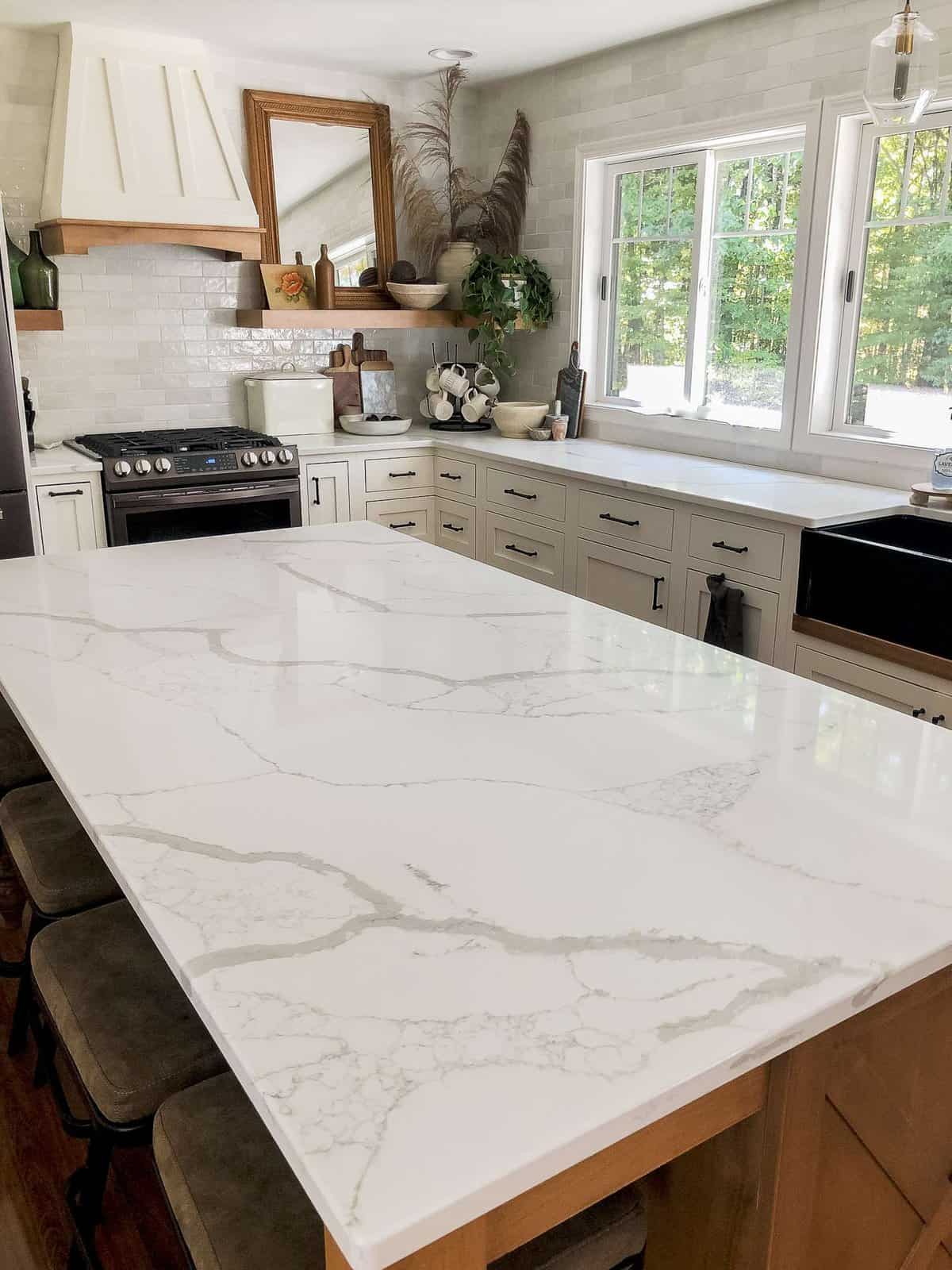 How to Clean Quartz Countertops Safely - Grace In My Space