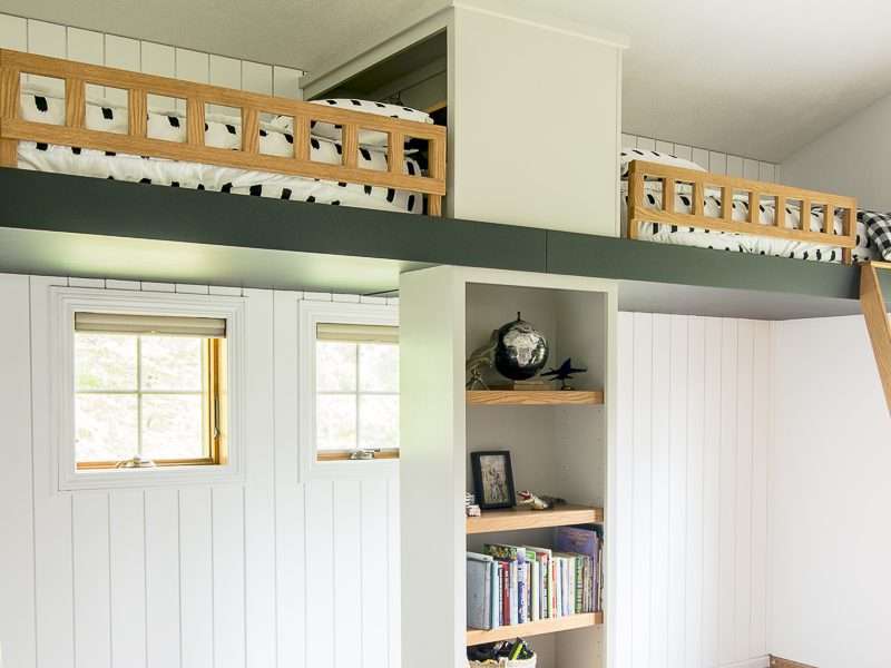 How to Modernize A Double Loft Bed with Paint