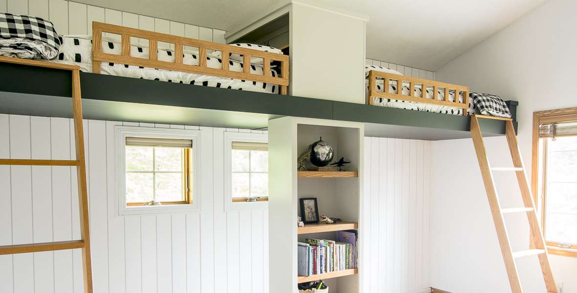 How to Modernize A Double Loft Bed with Paint