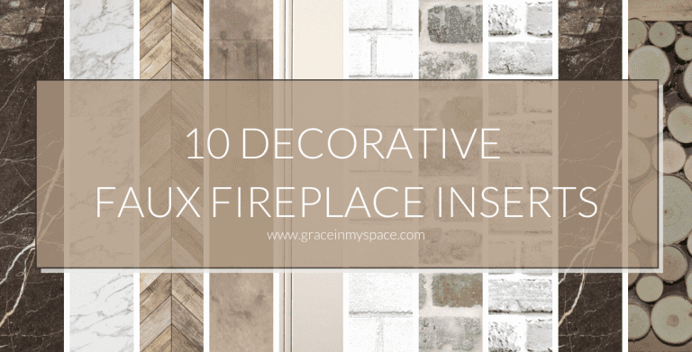 10 Decorative Options for a Fake Fireplace Insert