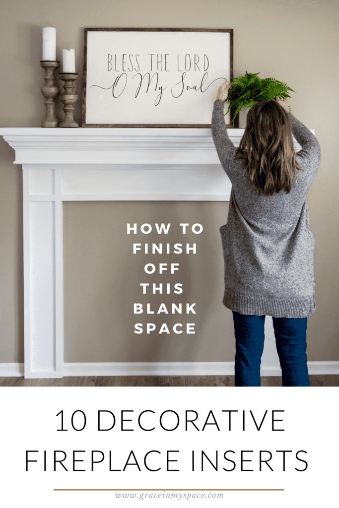 10 Decorative Options for a Fake Fireplace Insert